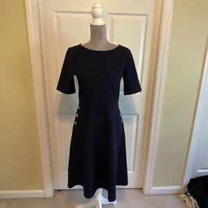 Ann Taylor Navy Blue Dress